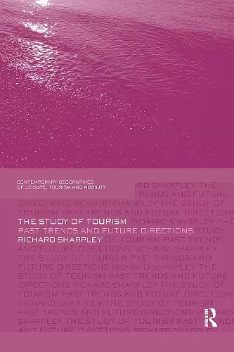 The Study of Tourism cover