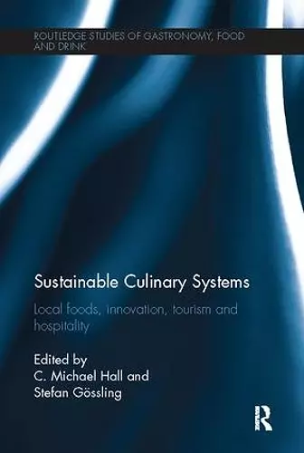 Sustainable Culinary Systems cover