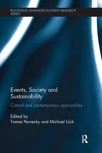 Events, Society and Sustainability cover