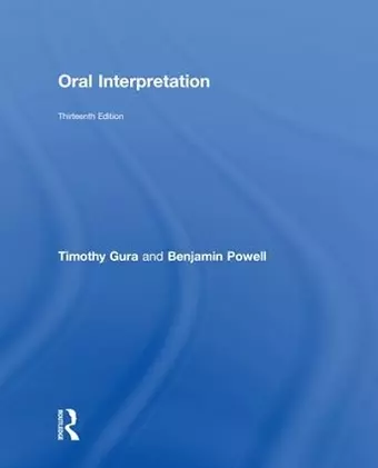 Oral Interpretation cover