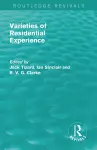 Routledge Revivals: Varieties of Residential Experience (1975) cover