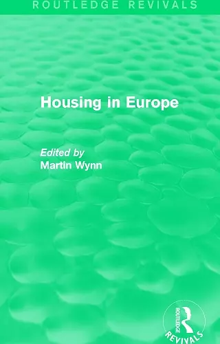 Routledge Revivals: Housing in Europe (1984) cover