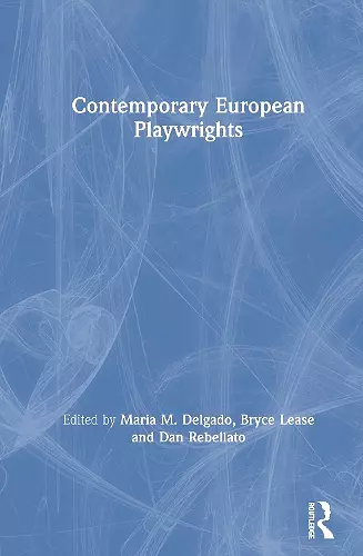 Contemporary European Playwrights cover