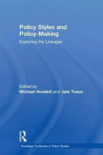 Policy Styles and Policy-Making cover