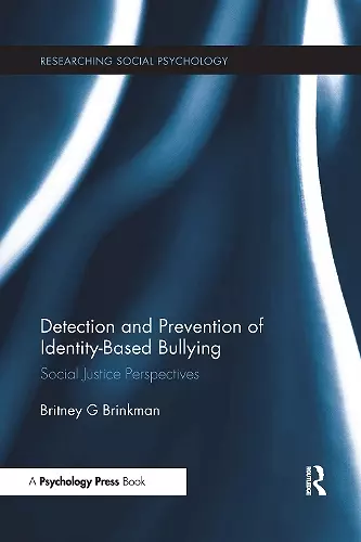 Detection and Prevention of Identity-Based Bullying cover