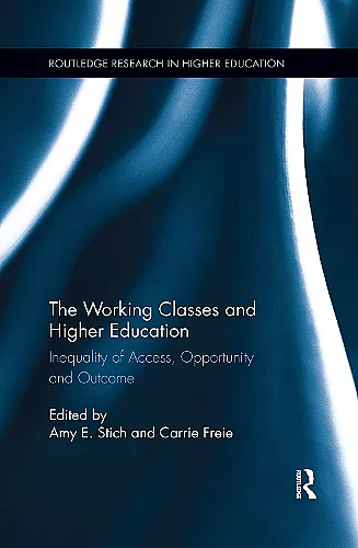 The Working Classes and Higher Education cover