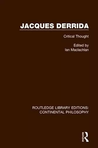 Jacques Derrida cover