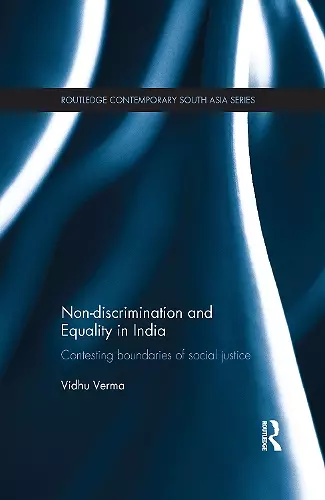 Non-discrimination and Equality in India cover