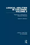 Logical Abilities in Children: Volume 3 cover