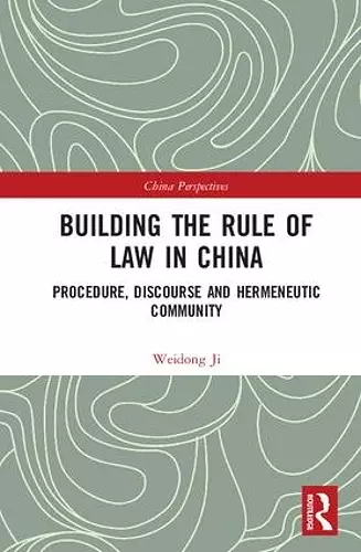 Building the Rule of Law in China cover