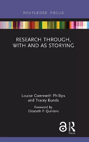 Research Through, With and As Storying cover