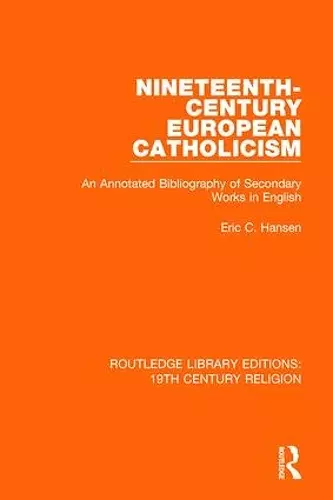 Nineteenth-Century European Catholicism cover