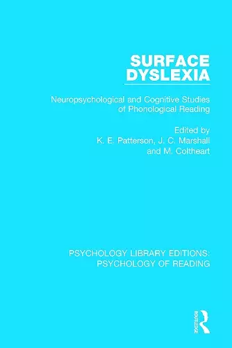 Surface Dyslexia cover