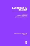 Language in Zambia cover