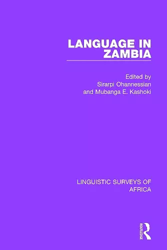Language in Zambia cover