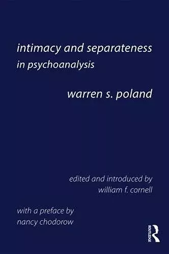 Intimacy and Separateness in Psychoanalysis cover