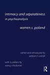 Intimacy and Separateness in Psychoanalysis cover