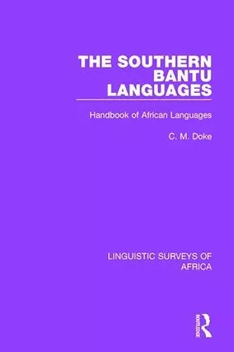 The Southern Bantu Languages cover