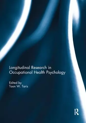 Longitudinal Research in Occupational Health Psychology cover