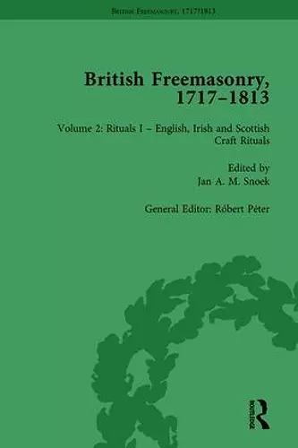 British Freemasonry, 1717-1813 Volume 2 cover