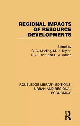 Regional Impacts of Resource Developments cover