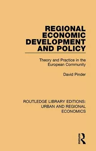 Regional Economic Development and Policy cover