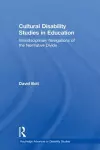 Cultural Disability Studies in Education cover