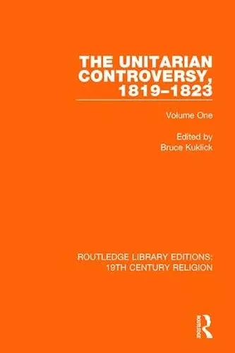 The Unitarian Controversy, 1819-1823 cover