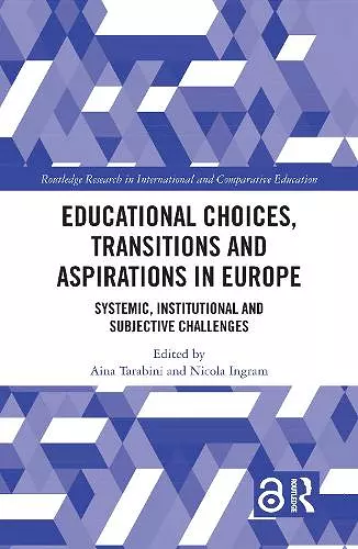 Educational Choices, Transitions and Aspirations in Europe cover