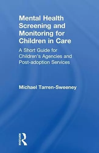 Mental Health Screening and Monitoring for Children in Care cover