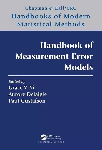 Handbook of Measurement Error Models cover