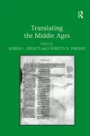 Translating the Middle Ages cover