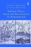 Writing Wales, from the Renaissance to Romanticism cover