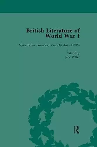 British Literature of World War I, Volume 3 cover