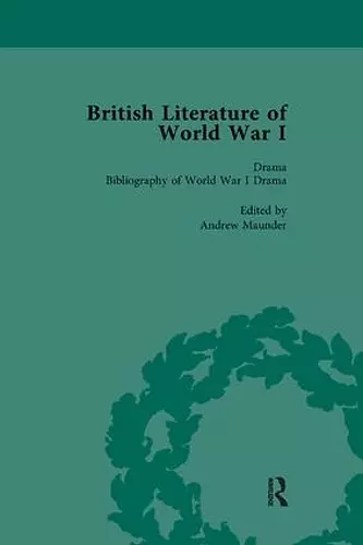 British Literature of World War I, Volume 5 cover