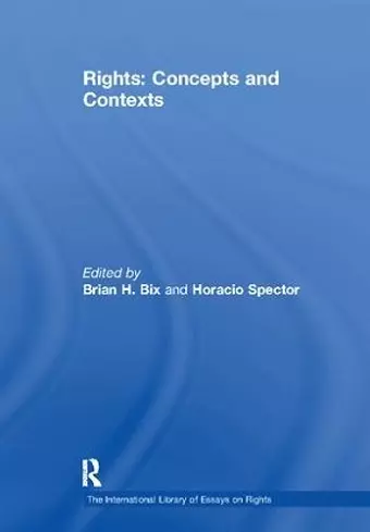 Rights: Concepts and Contexts cover