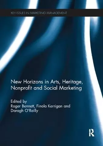 New Horizons in Arts, Heritage, Nonprofit and Social Marketing cover