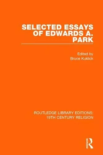 Selected Essays of Edwards A. Park cover