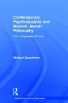 Contemporary Psychoanalysis and Modern Jewish Philosophy cover