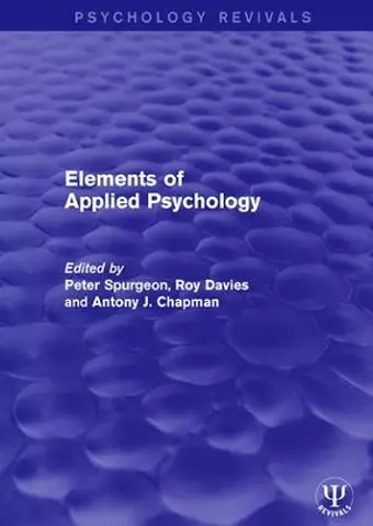 Elements of Applied Psychology cover