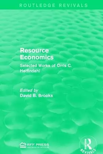 Resource Economics cover