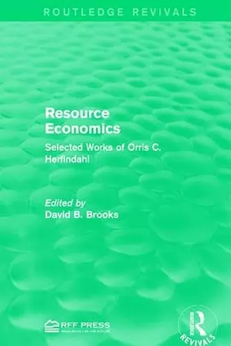 Resource Economics cover