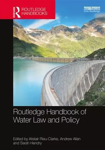 Routledge Handbook of Water Law and Policy cover