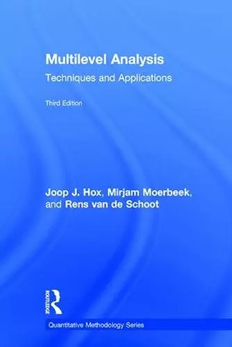 Multilevel Analysis cover