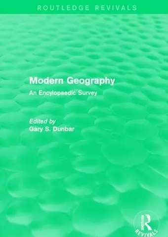 Modern Geography cover