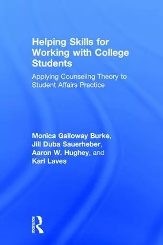 Helping Skills for Working with College Students cover