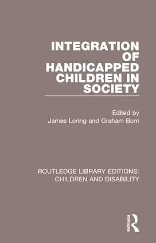 Integration of Handicapped Children in Society cover