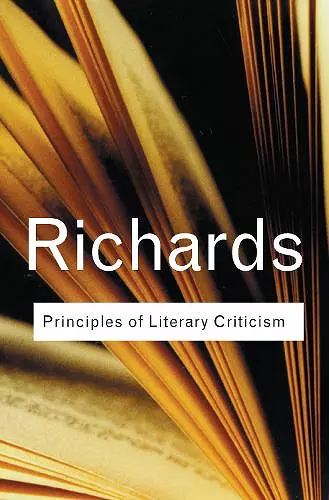 Principles of Literary Criticism cover