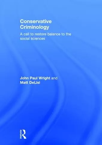 Conservative Criminology cover