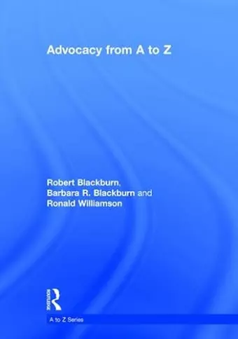 Advocacy from A to Z cover